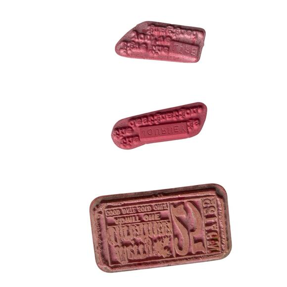 Tim Holtz Stampers Anonymous Cling Foam Rubber Stamps Mixed Media Unmounted Lot - Picture 4 of 7